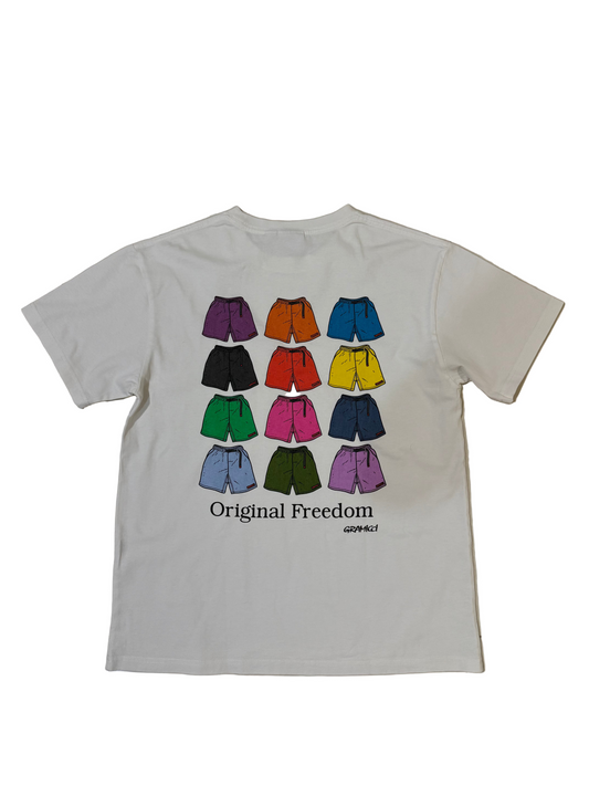 Gramicci “Shorts” T-Shirt – White (Discontinued)