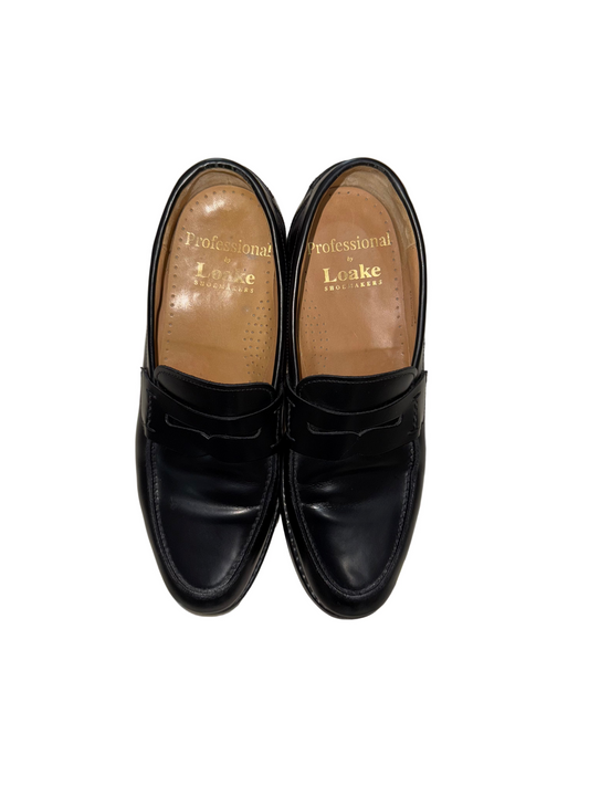 Loake 356 Black Leather Loafers – Pre-Owned