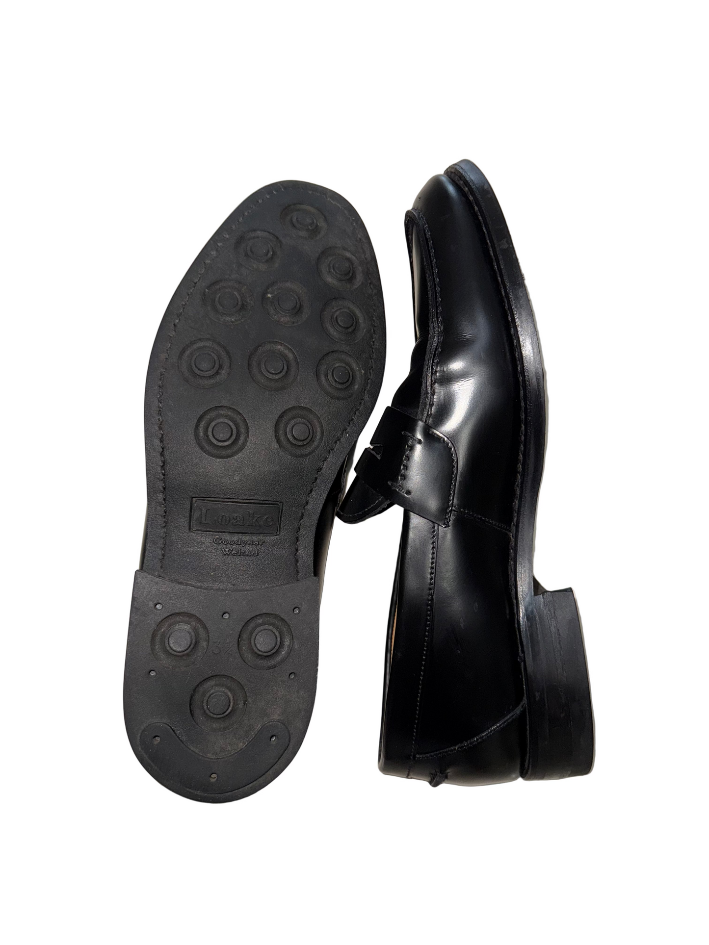 Loake 356 Black Leather Loafers – Pre-Owned